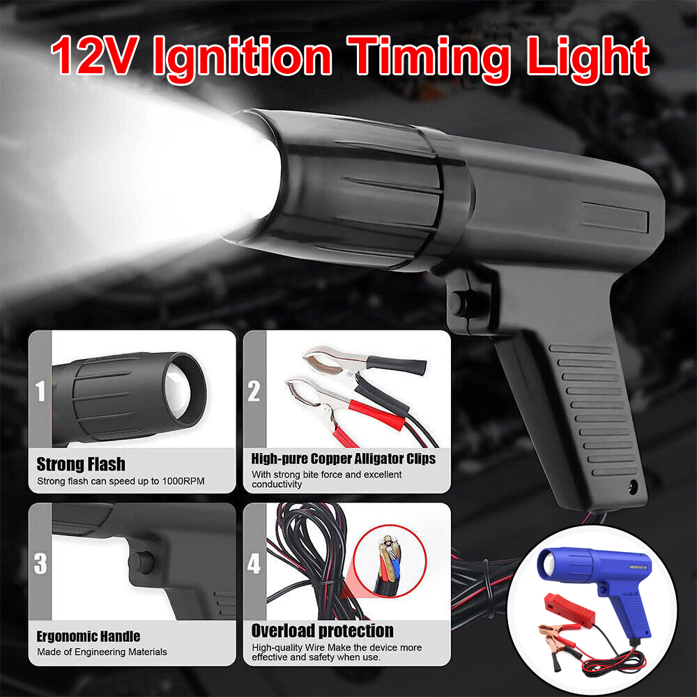 Timing Light Gun - 12v luz de temporização de ignição