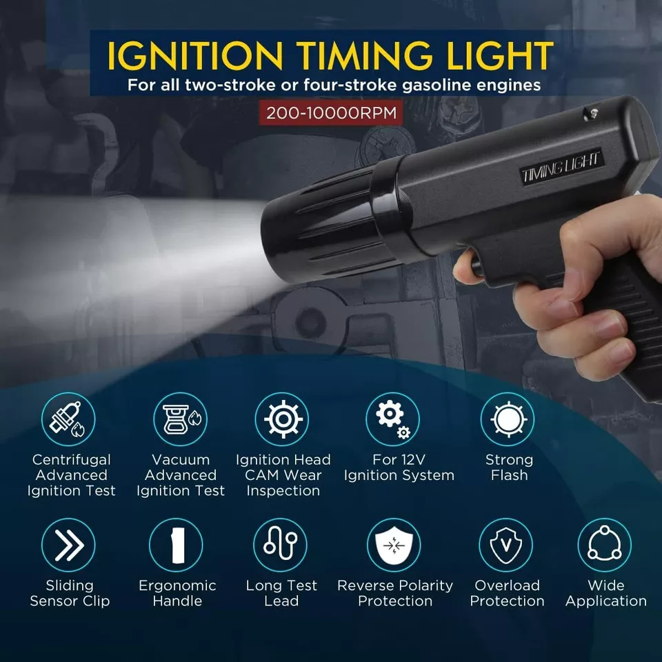 12v luz de temporização de ign - Timing Light Gun avaliação e preço