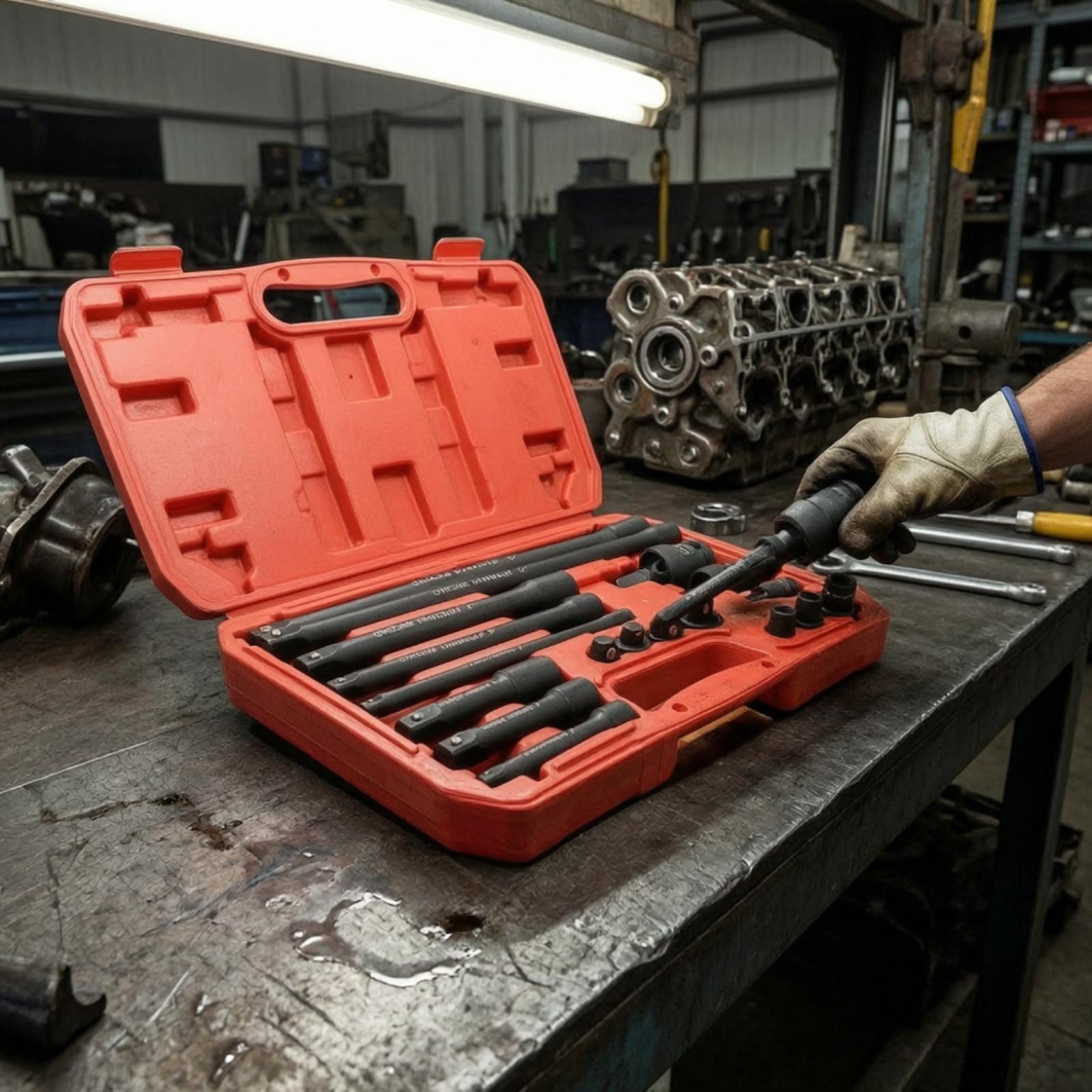 Kit de Chave de Impacto com 18 - Automotive Tools avaliação e preço